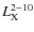 $L_{\rm X}^{2-10}$