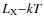 $L_{\rm X}{-}kT$