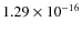 $1.29\times10^{-16}$