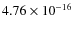 $4.76\times10^{-16}$