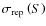 $\sigma_{{\rm rep}}\left(S \right)$