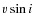 $v\sin i$