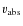 $v_{\rm abs}$
