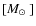 $[\mbox{$M_\odot$ }]$