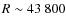 $R \sim 43~800$