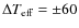 $\Delta T _{\rm eff} = \pm 60$