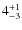 $ 4^{+\rm 1}_{- 3}$