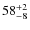$ 58^{+\rm 2}_{- 8}$