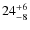 $ 24^{+\rm 6}_{- 8}$