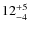 $ 12^{+\rm 5}_{- 4}$