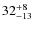 $ 32^{+\rm 8}_{- 13}$