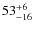 $ 53^{+\rm 6}_{- 16}$