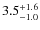 $3.5^{+\rm 1.6}_{-1.0}$