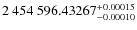 $ 2~454~596.43267^{\rm + 0.00015}_{- 0.00010} $
