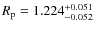 $R_{\rm p} = 1.224^{+0.051}_{-0.052}$