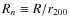 $R_n \equiv R/r_{200}$