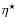 $\eta^{\star}$