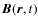 $ {\vec B} ({\vec r},t) $