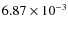 $6.87\times10^{-3}$
