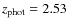 $z_{\rm phot}=2.53$