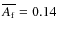 $\overline{A_{\rm f}} = 0.14$