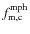 $f_{\rm m,c}^{\rm mph}$