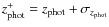 $z_{\rm phot}^{+} = z_{\rm phot} + \sigma_{z_{\rm phot}}$