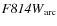 ${\it F814W}_{\rm {arc}}$