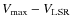 $V_{\max}- V_{\rm {LSR}}$