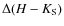 $\Delta (H-K_{\rm S})$