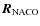 $\vec{R}_{\rm NACO}$