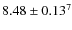 $8.48 \pm0.13^{7}$