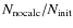 $N_{\rm nocalc}/N_{\rm init}$