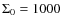 $\Sigma_{0}=1000$