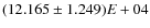 $(12.165\pm1.249)E+04$
