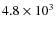 $4.8\times10^3$