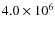 $4.0\times10^{6}$