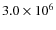 $3.0\times10^{6}$