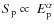 $S_{\rm p}\propto~E_{\rm p}^{\alpha}$