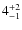 $4^{\rm +2}_{-1}$