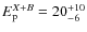 $E_{\rm p}^{X+B}=20^{+10}_{-6}$