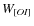 $W_{[O{\sc I}]}$