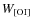 $W_{[\rm O{\sc I}]}$