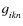 $g^{}_{\it {ikn}}$