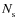 $N^{}_{\rm s}$
