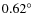 $0.62^{\circ}$