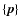 $\{\vec{p}\}$