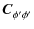 $\displaystyle \vec{C}^{}_{\phi' \phi'}$