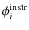 $\phi^{\rm instr}_{i}$