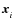 $\vec{x}^{}_{i}$